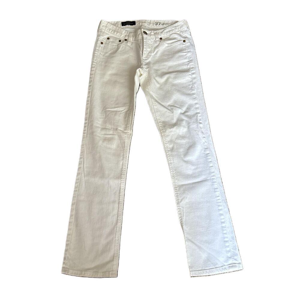Citizens Of Humanity White Straight Leg 5 Pocket Jeans Womens Size 27